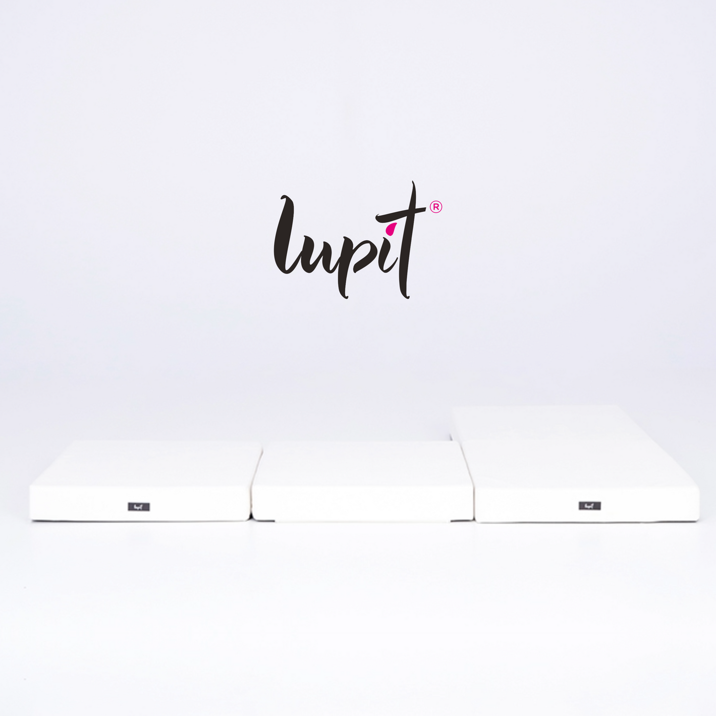 Lupit Crash Mat Square Multi-Use Premium White | 150 cm - 12 cm