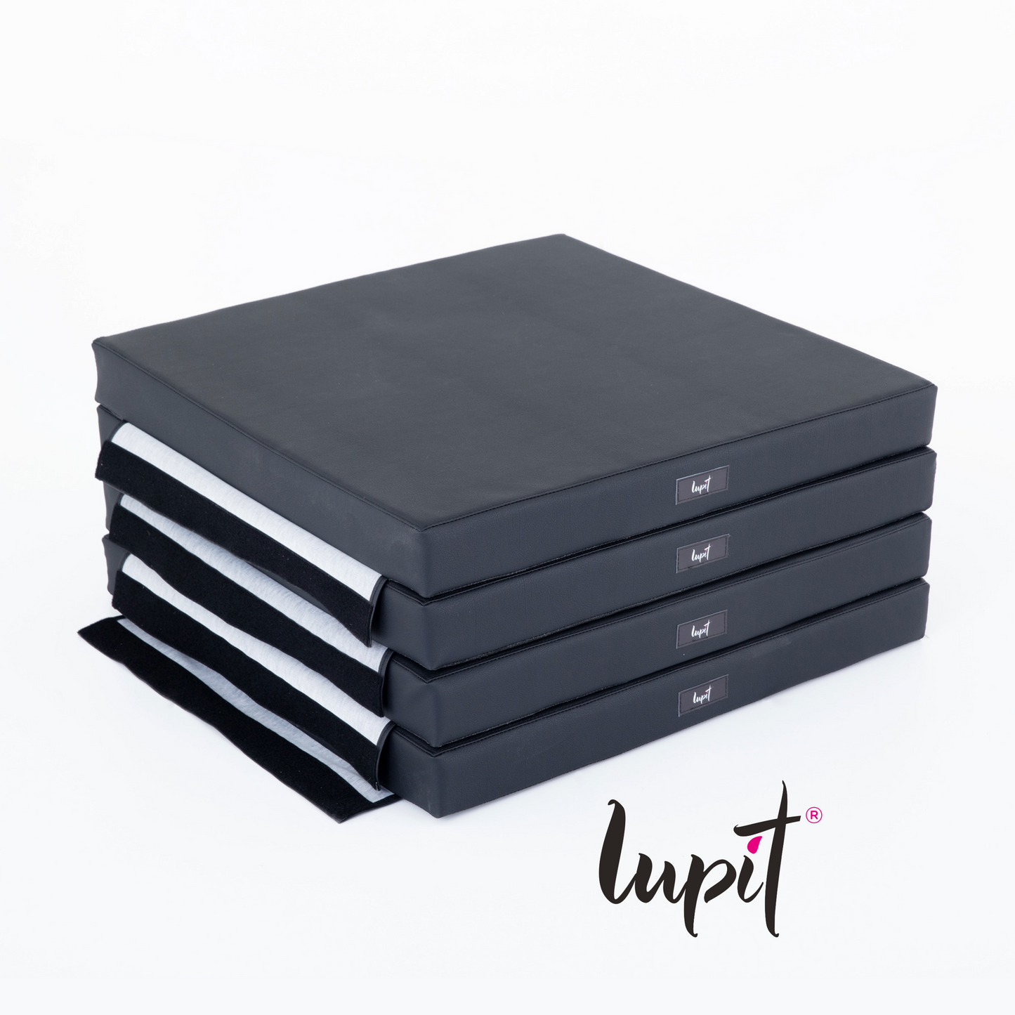 Lupit Crash Mat Square Multi-Use Standard Black | 150 cm - 8 cm