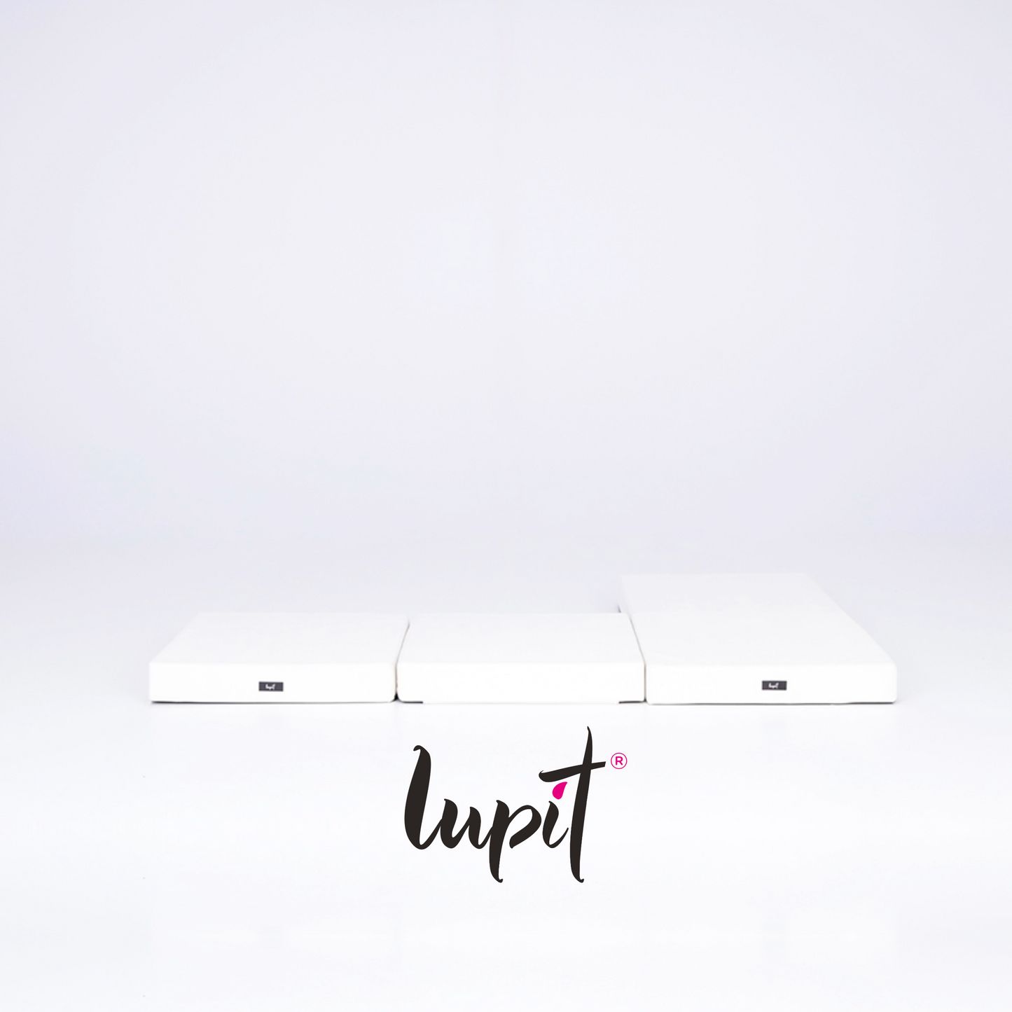 Lupit Crash Mat Square Multi-Use Standard White | 150 cm - 12 cm