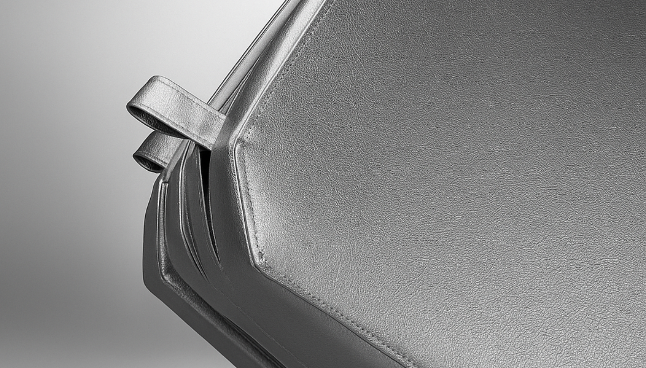 Lupit Crash Mat Round Premium Silver Metallic | 150 cm - 8 cm