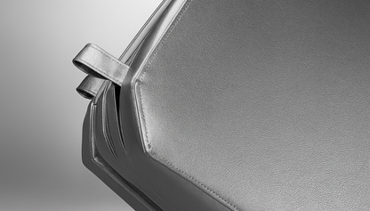 Lupit Crash Mat Round Premium Silver Metallic | 150 cm - 8 cm