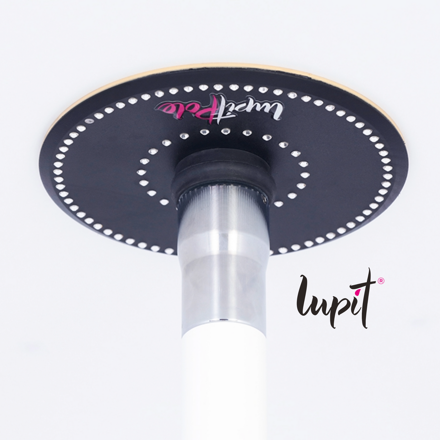 Lupit Pole Diamond G2, Quick Lock™, Powder Coated White, 45mm