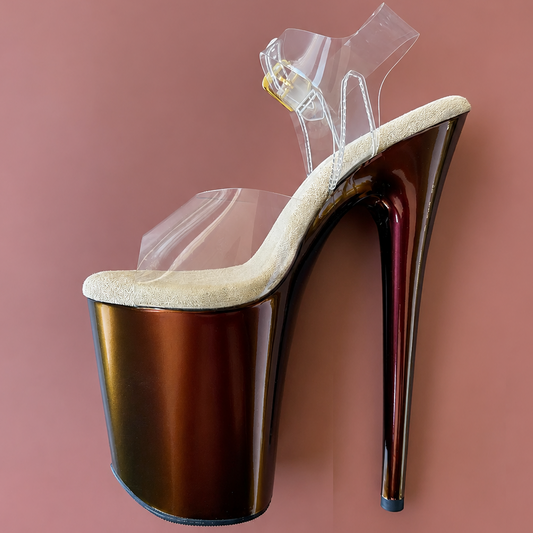 Pole Mom Design SKINS Illusion Colour Shifting – Passion Espresso | For 9" Infinity Heels