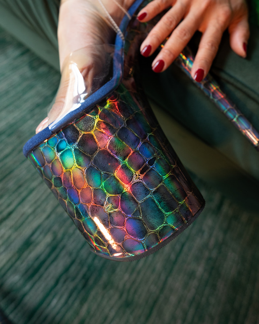 Pole Mom Design SKINS – Rainbow Gator | For 8" Hella Heels Sandals