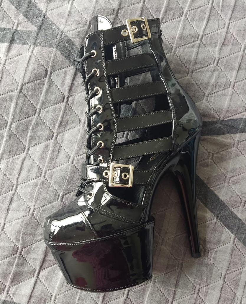 7" | Pleaser Shoe Protectors Zwart