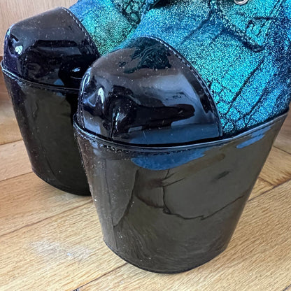 7" | Pleaser Shoe Protectors Zwart