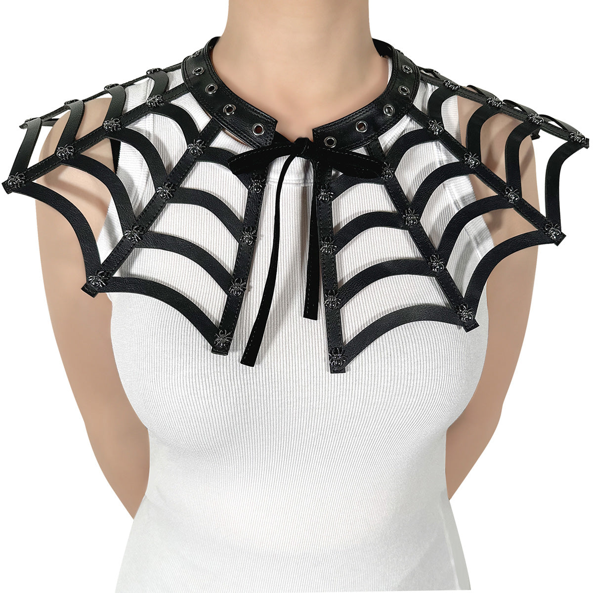 DemoniaCult DA 213 - Spiderweb Cut Out Collar