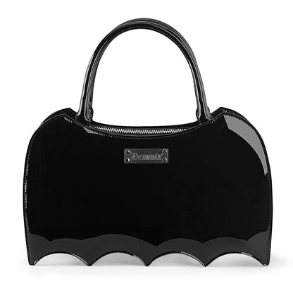 DemoniaCult HB 115 - Bat Shaped Handbag