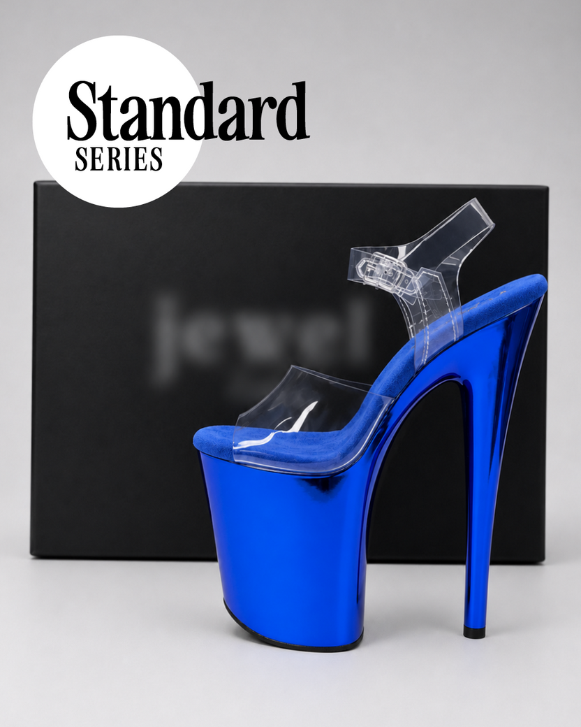 Pole Mom Design Invisible Shoe Protectors  | For 9" Jewel Heels Sandals