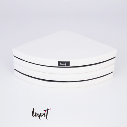 Lupit Crash Mat Round Standard White | 150 cm - 8 cm