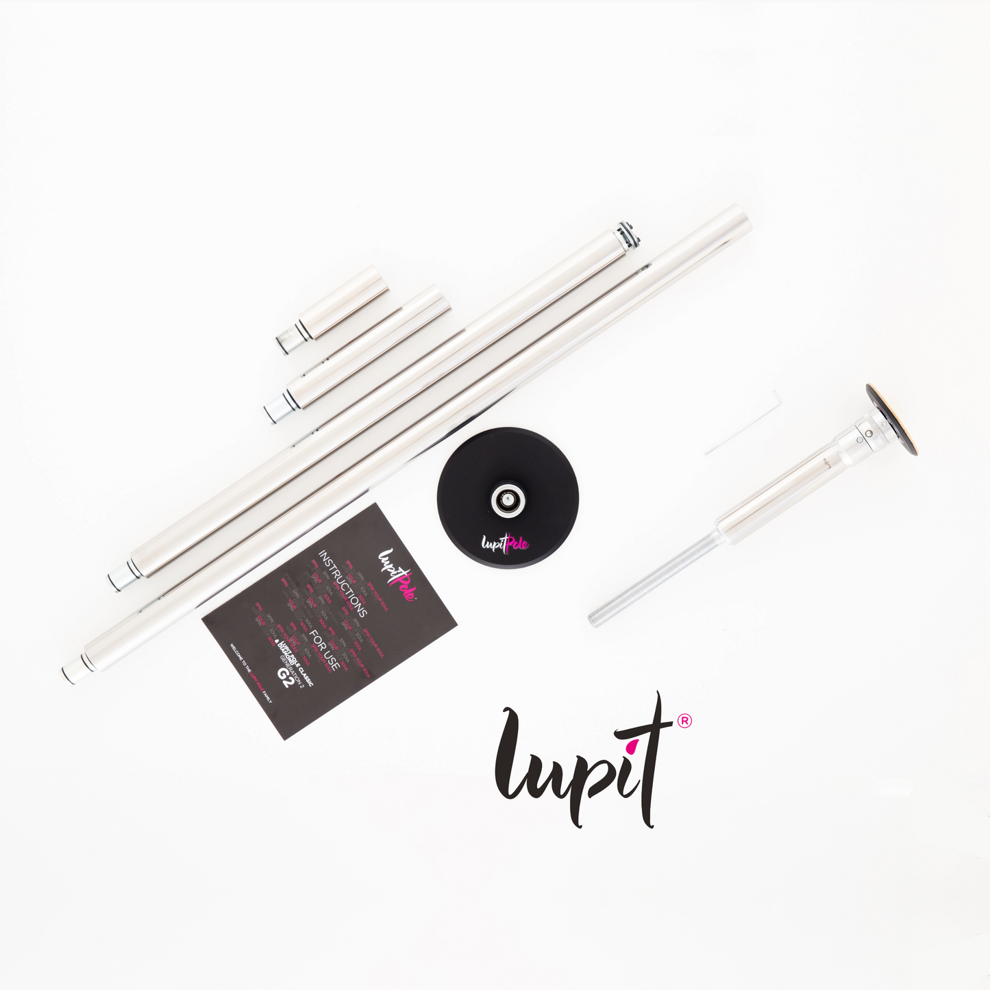 Lupit Pole Classic G2, Quick Lock™, Chrome, 42mm