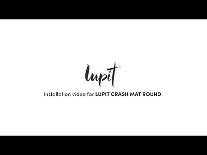 Lupit Crash Mat Round Premium Gold Metallic | 150 cm - 8 cm