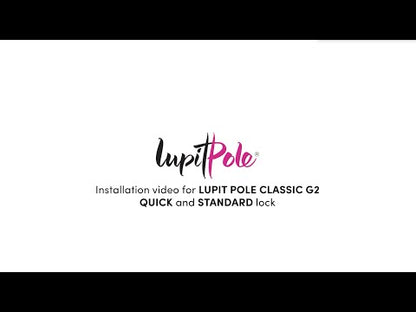 Lupit Pole Diamond G2, Quick Lock™, Powder Coated White, 45mm