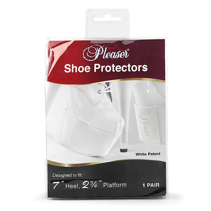7" | Pleaser Shoe Protectors Wit - Kinky-shoes