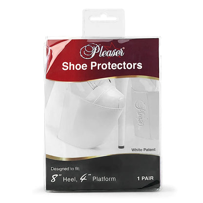 8" | Pleaser Shoe Protectors Wit - Kinky-shoes