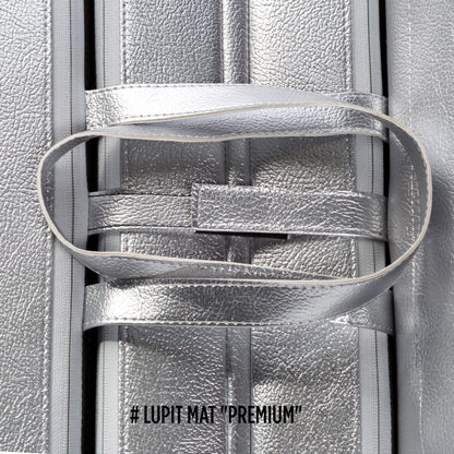 Lupit Crash Mat Square Multi-Use Premium Silver Metallic | 150 cm - 12 cm