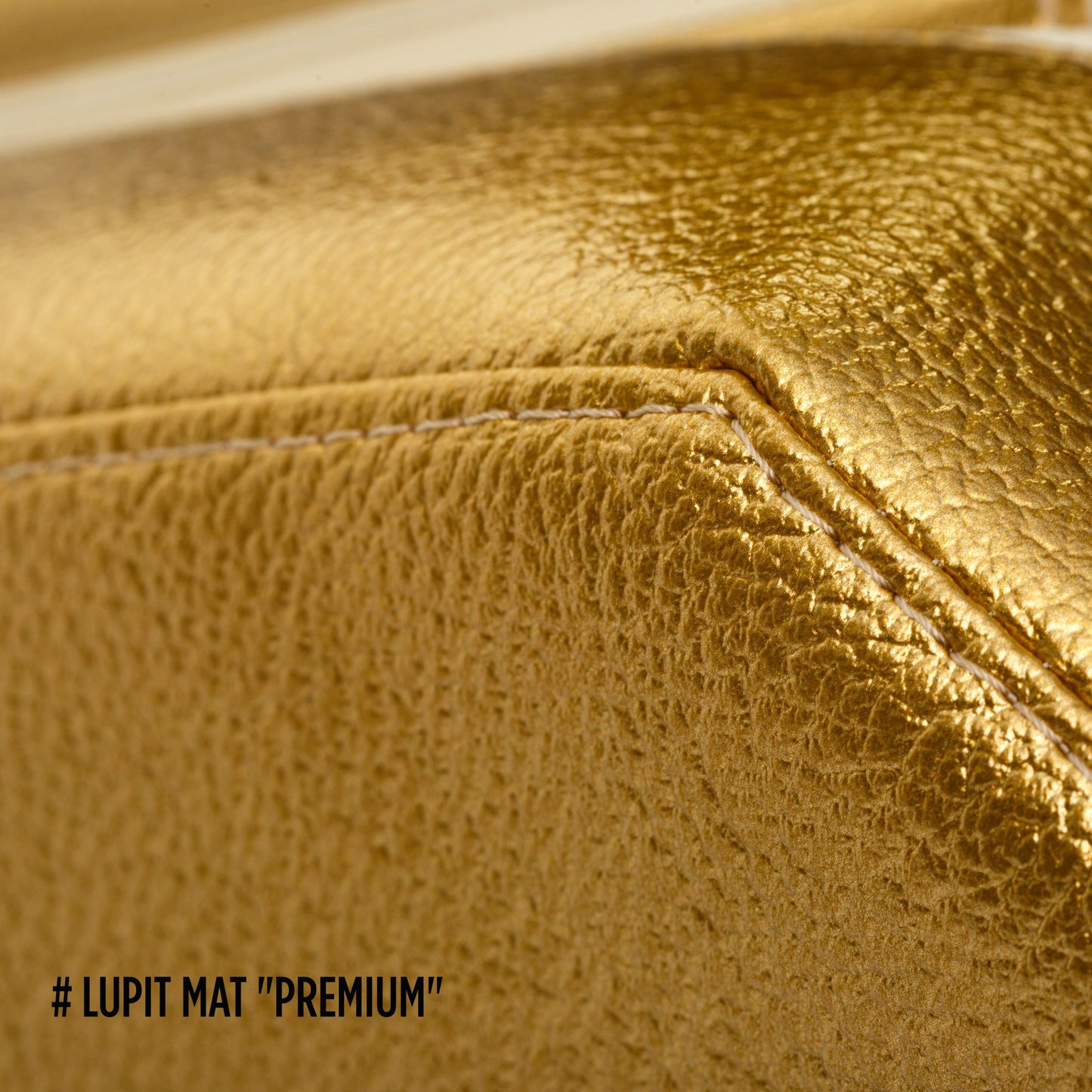 Lupit Crash Mat Square Multi-Use Premium Gold Metallic | 150 cm - 8 cm