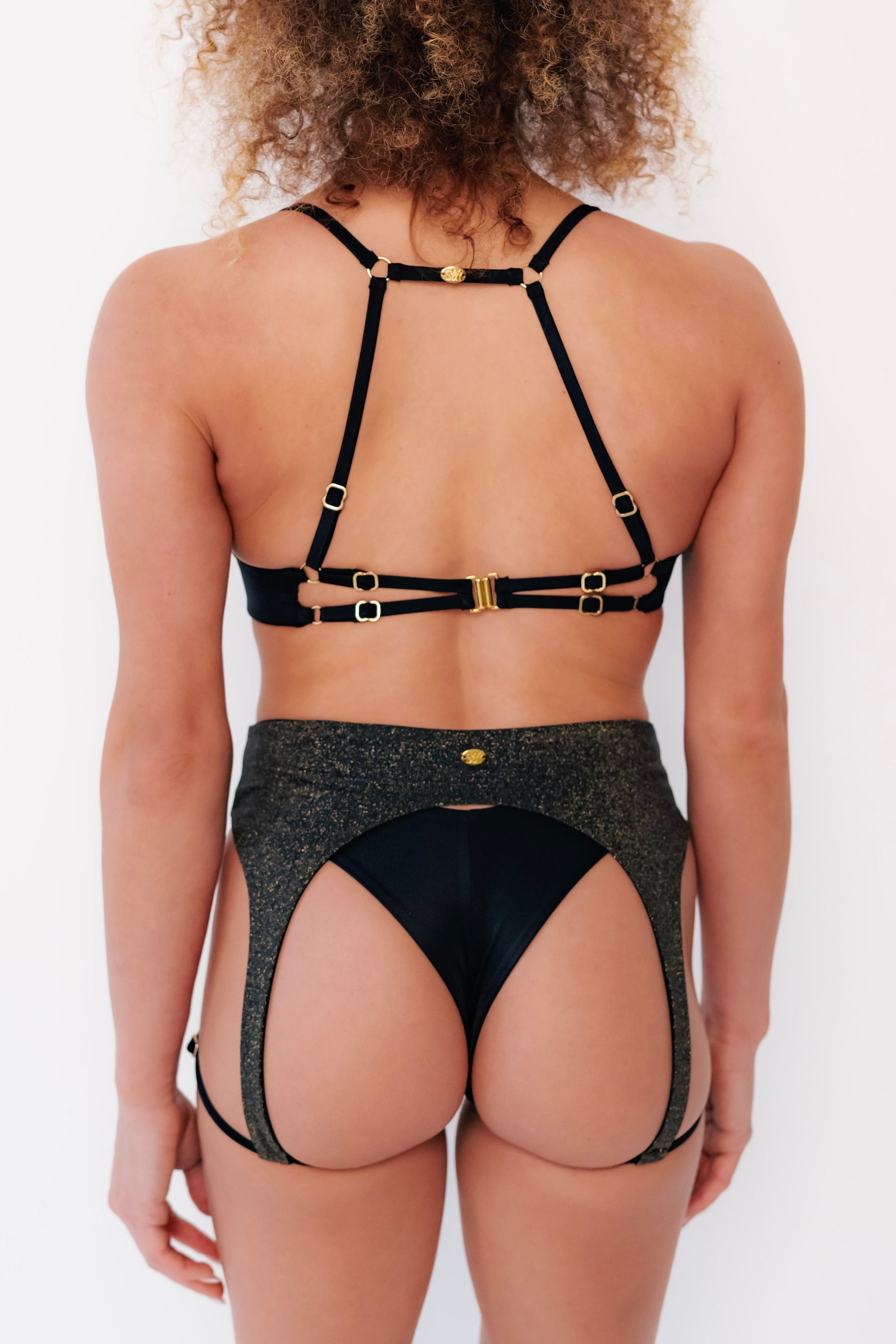 Temptress Pole Top - Black - Kinky-shoes
